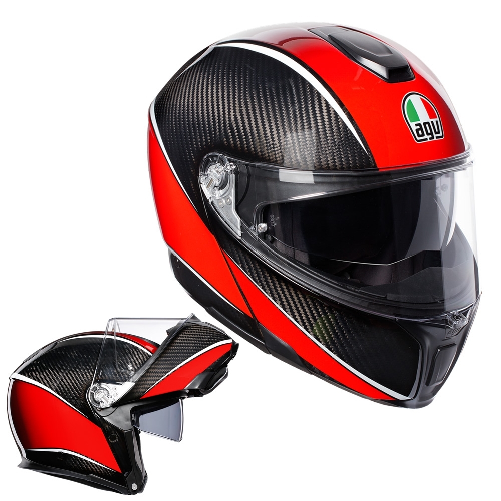 AGV sportmodular carbon helmet 4