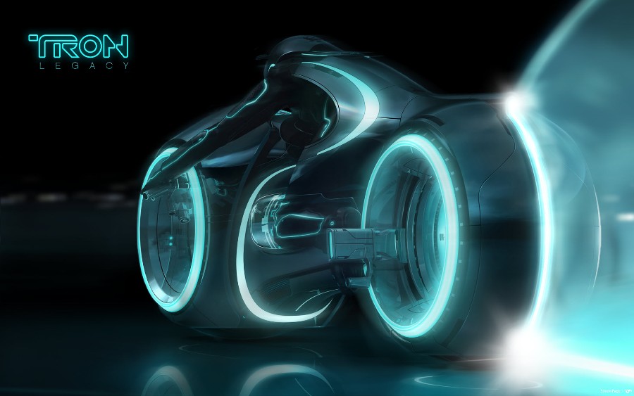 tron legacy light cycle wide