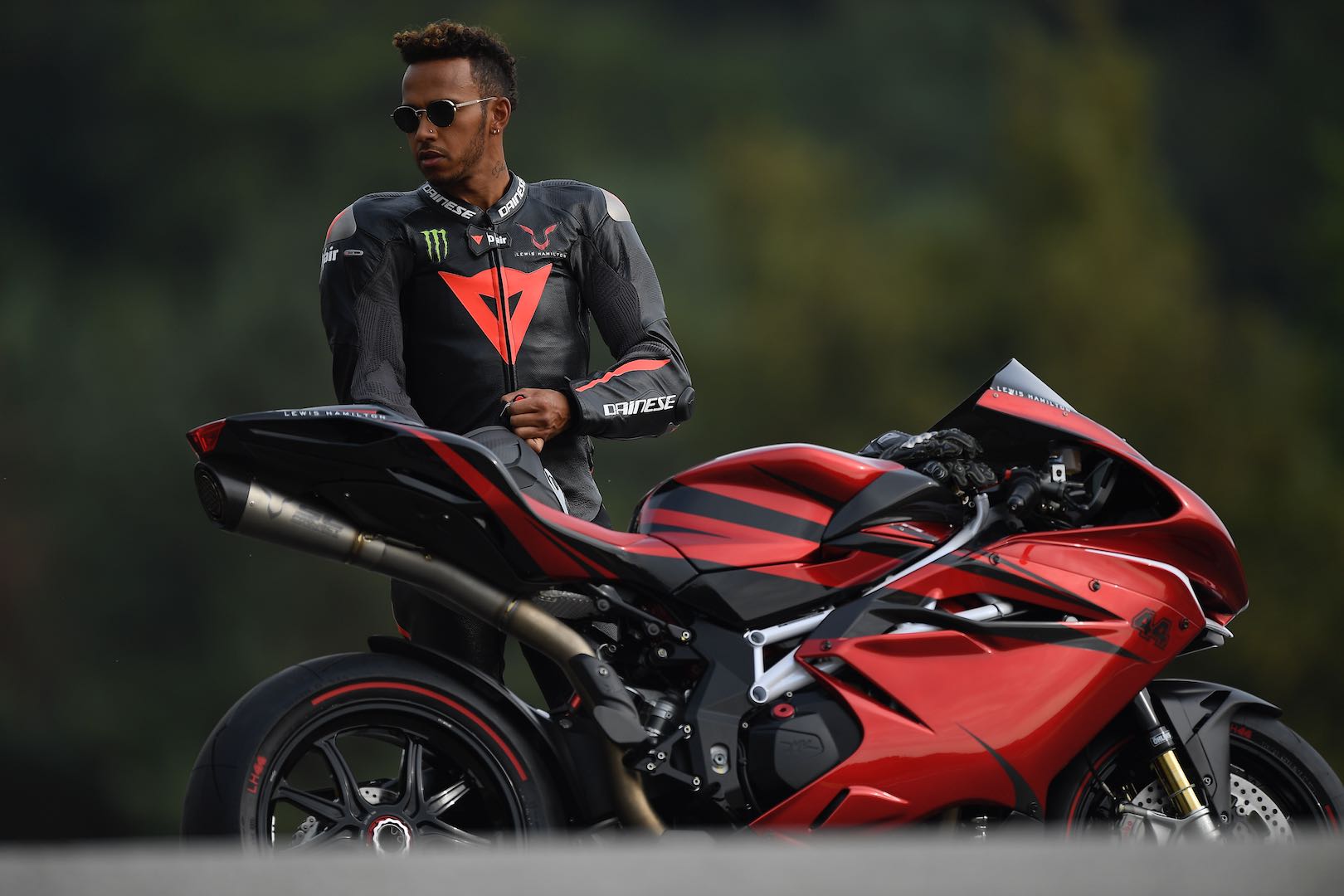 lewis hamilton mv agusta f4 lh 44