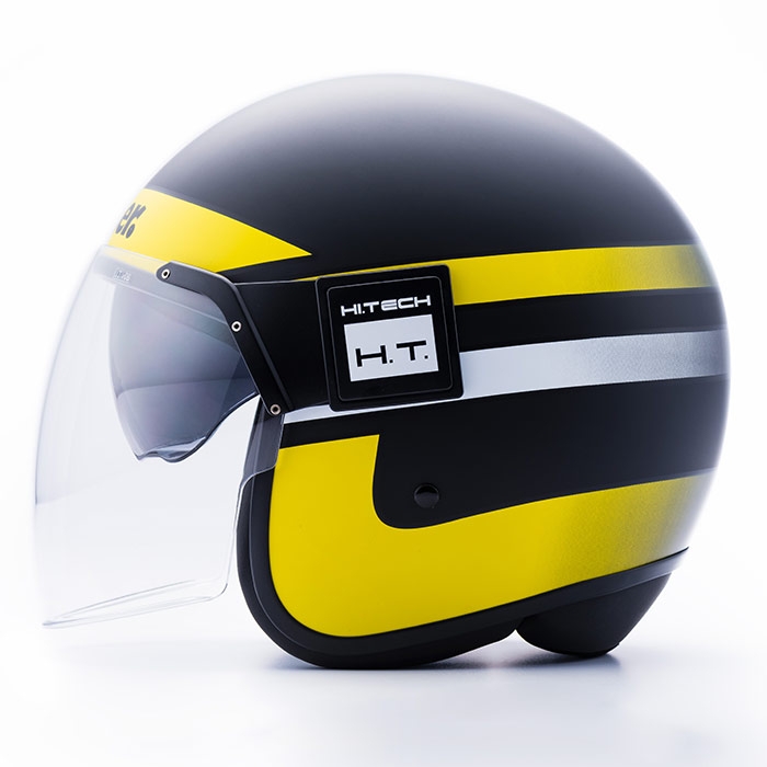 POD STRIPES BLACK YELLOW WHITE MATT 2682