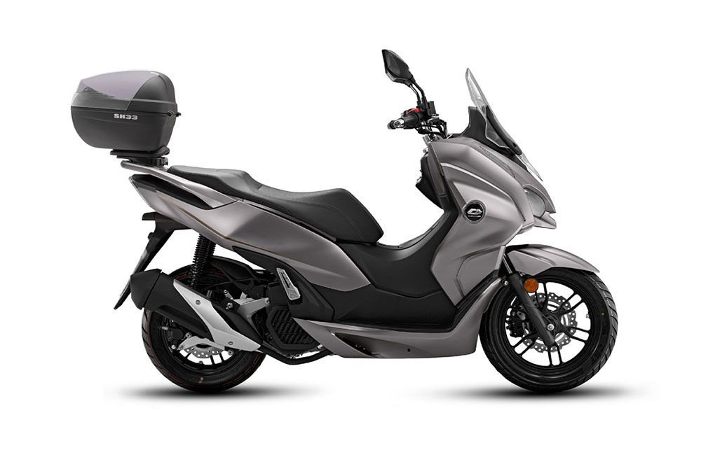 QJMOTOR MTX200 TOPBOX MAT GREY