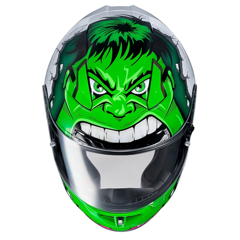 2018 HJC CL 17 Hulk Punisher II helmet 3