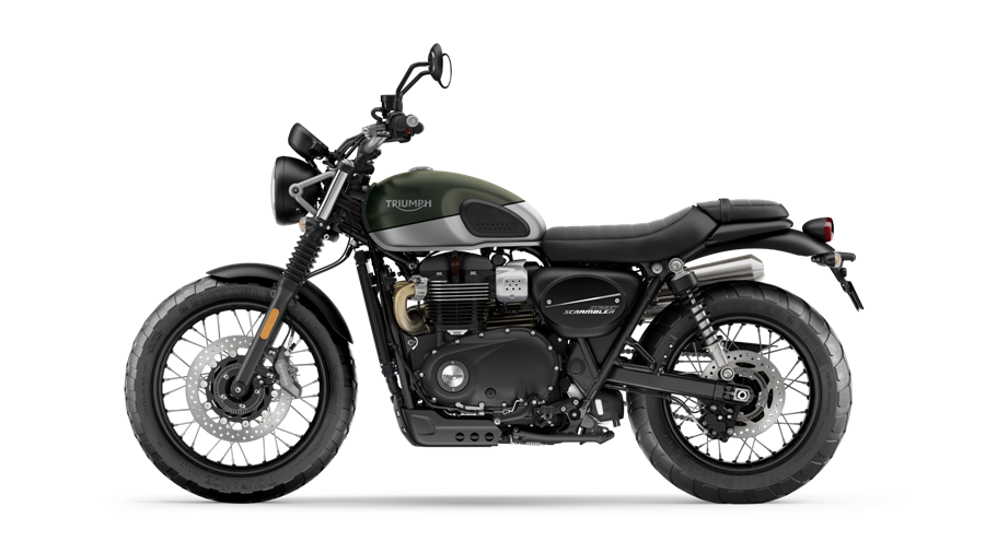 Street Scrambler Green LHS