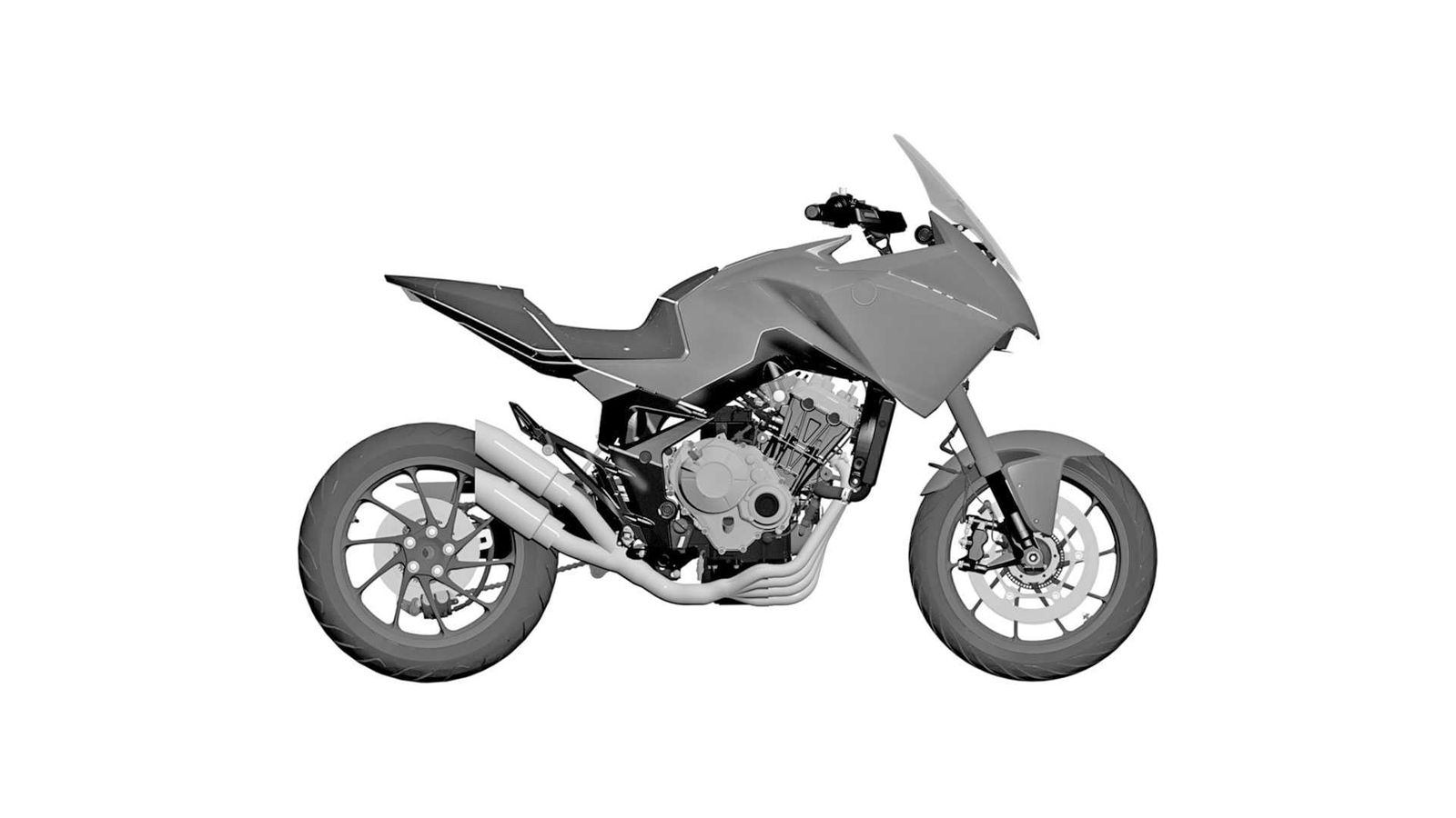 honda cb4x crossover patent