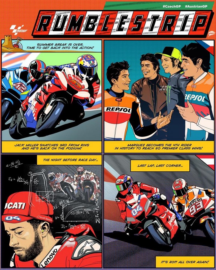 rumble strip motogp comic 2019 3