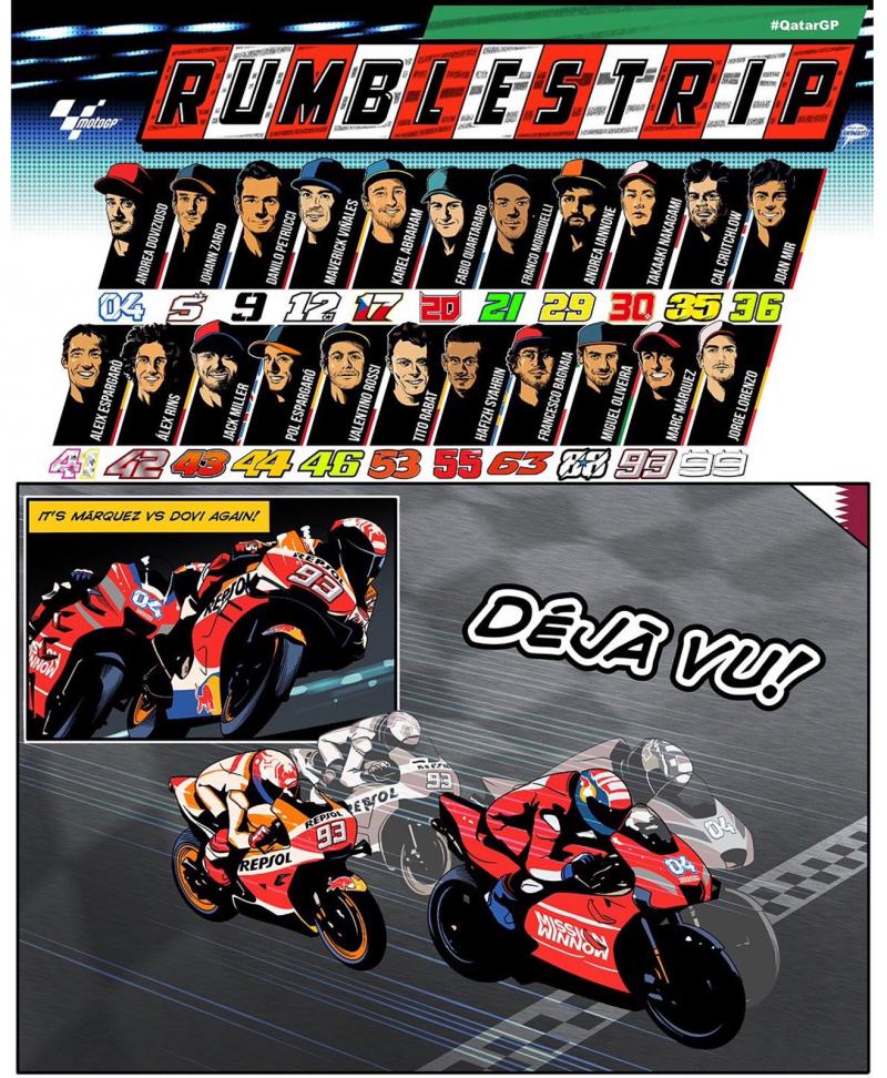 rumble strip motogp comic 2019 7