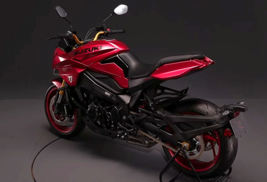 Suzuki katana red 100th anniversary 3