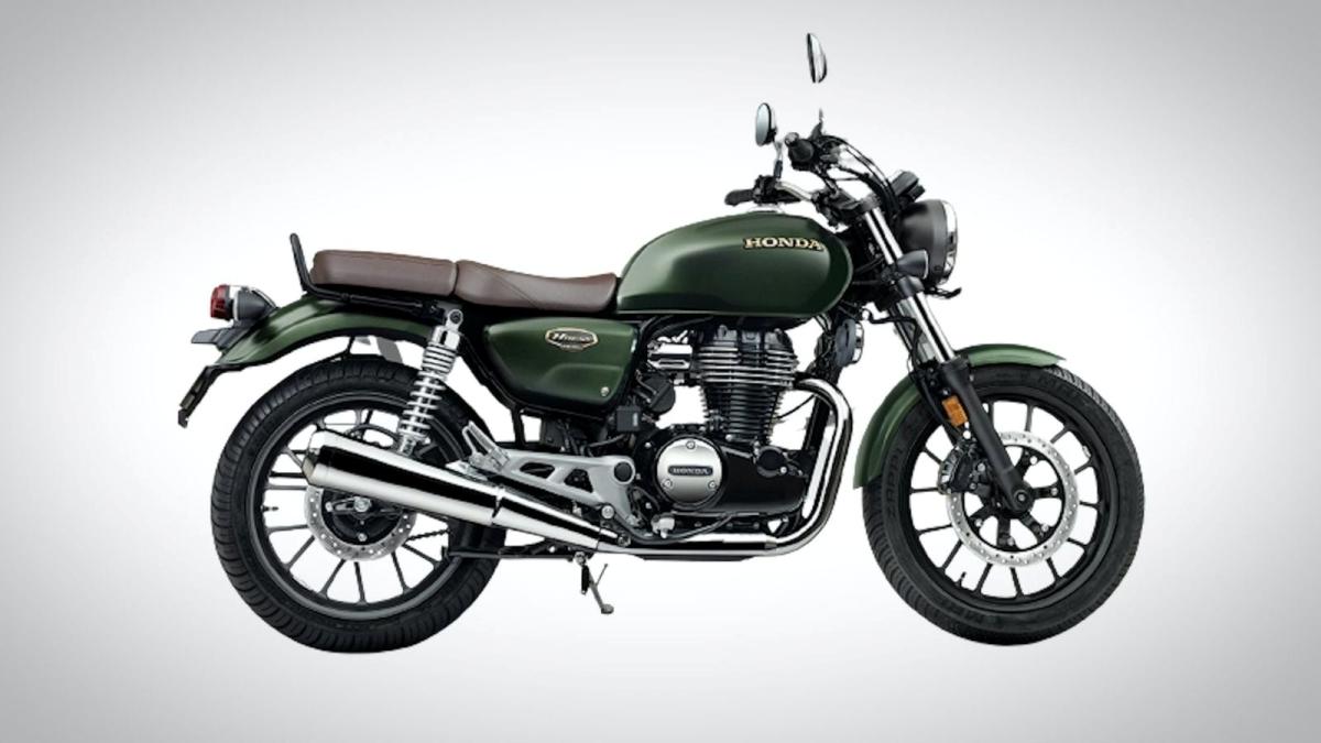 Honda Hness CB350 Anniversary Edition green