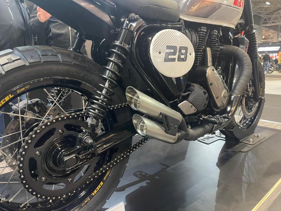 BSA scrambler concept motorcycle live 2