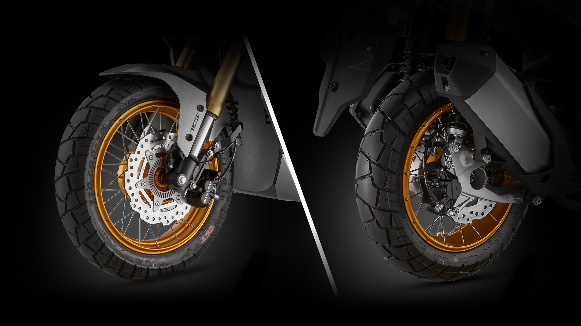 QJMOTOR ATR125 ABS TCS OFF ROAD TOP BOX TIRES BRAKES