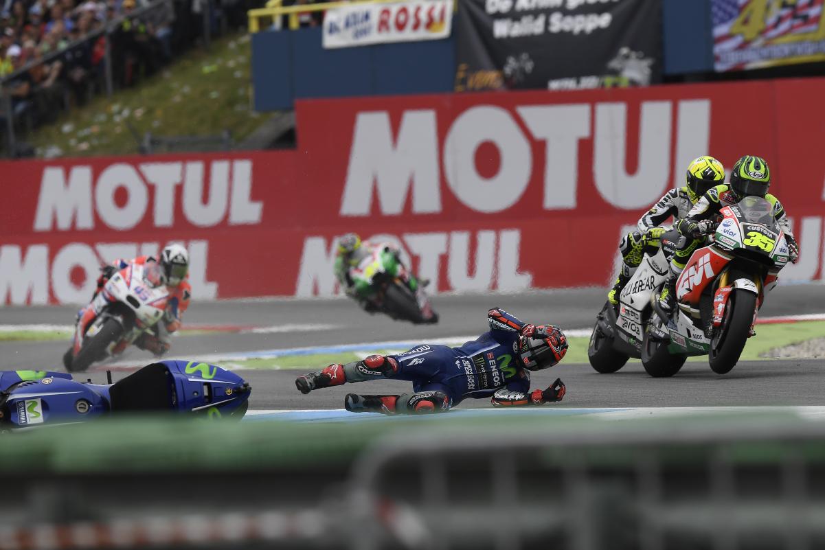 Vinales crash