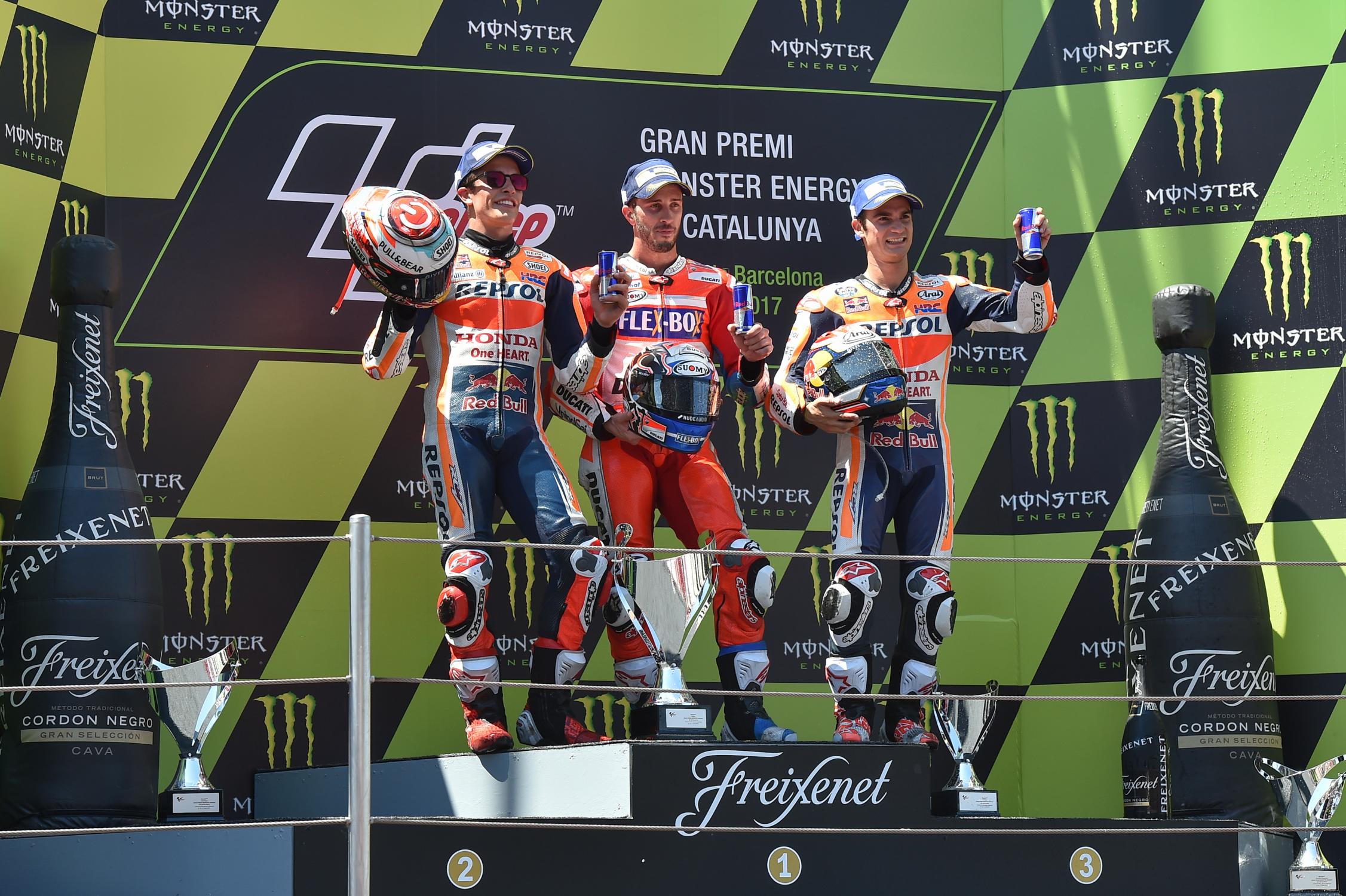 podium side