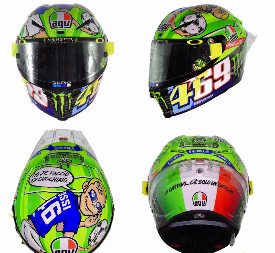 rossi helmet