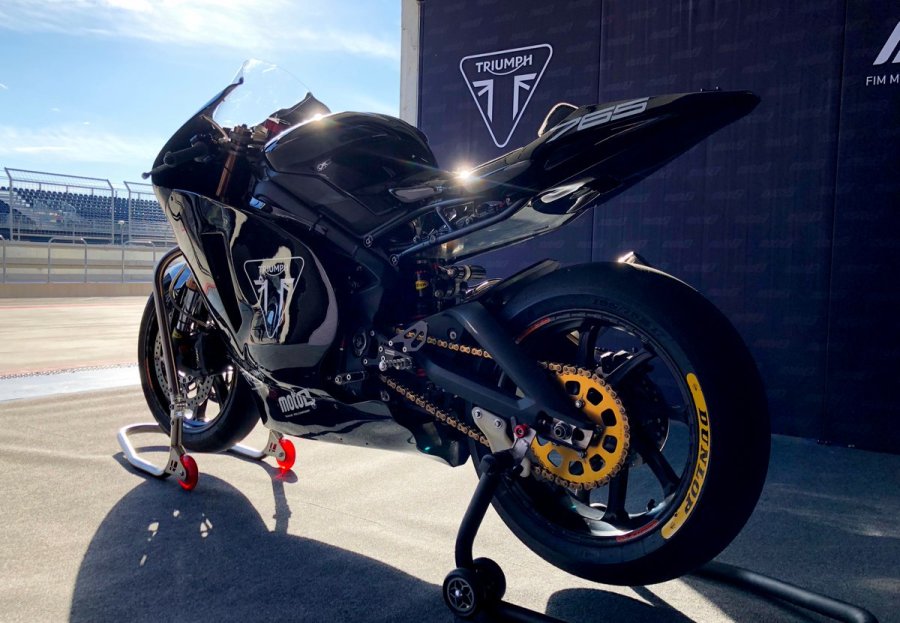 triumph engine moto2 aragon test 3