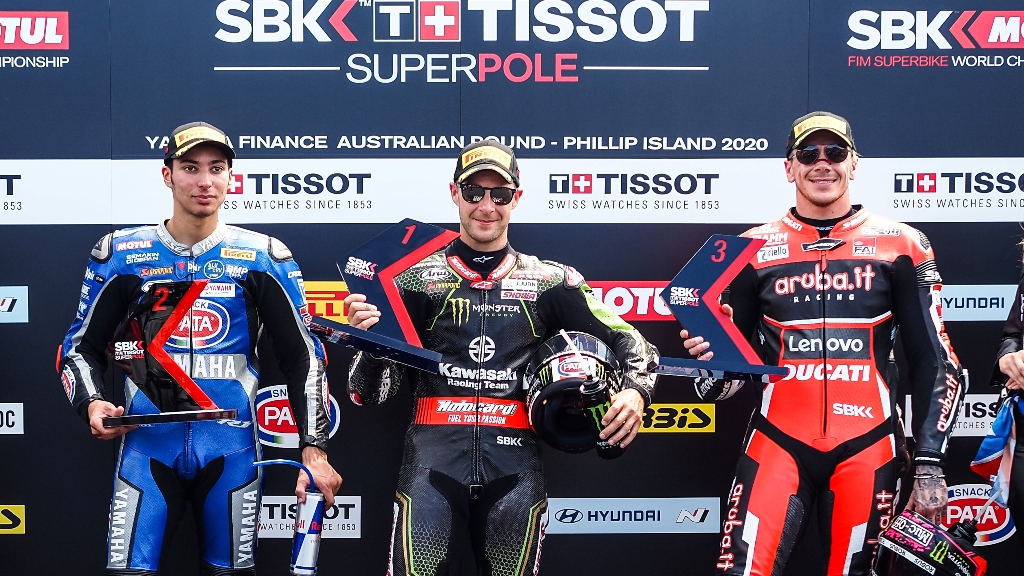 worldsbk phillip island superpole race 2