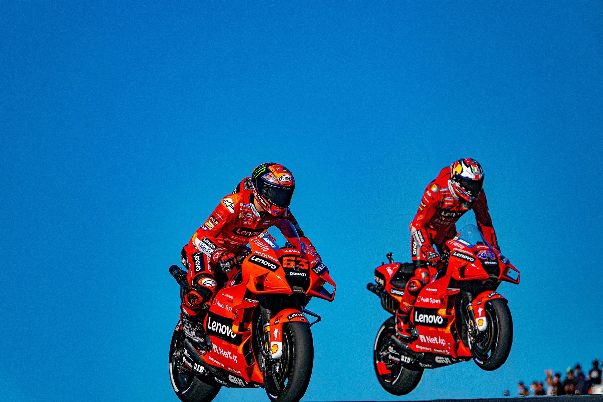 DUCATI ALGARVE MOTOGP 2021 PECCO BAGNAIA JACK MILLER 2