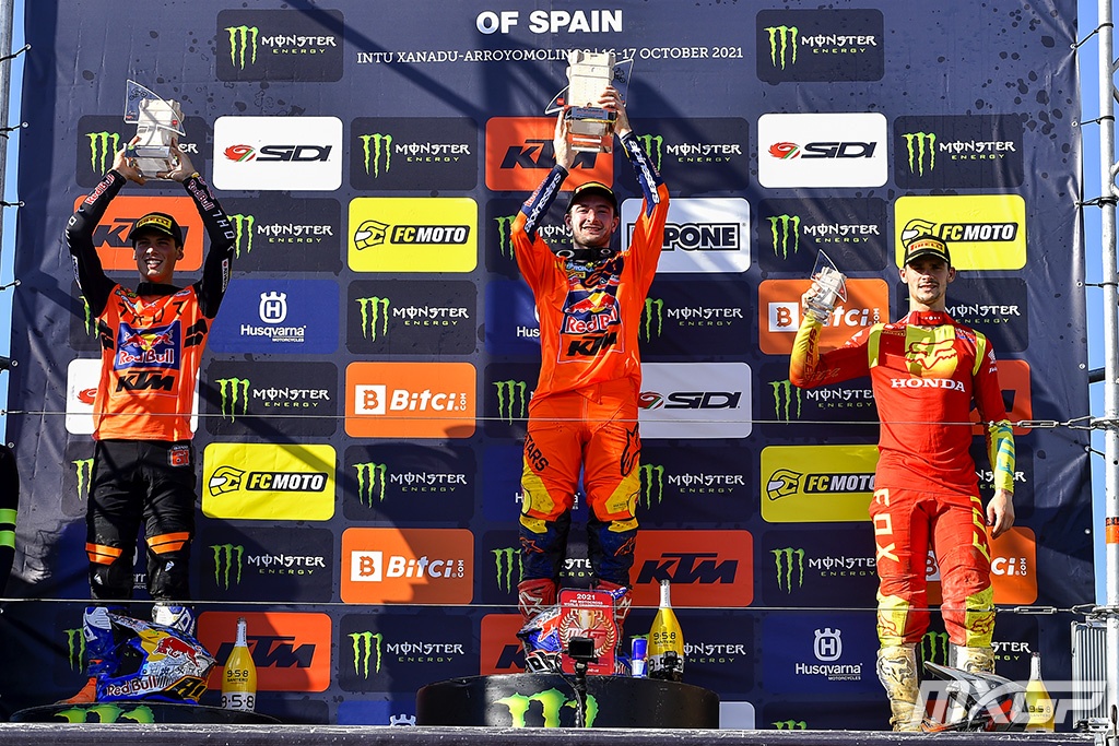 MXGP PODIUM MOTOCROSS GP 13 SPA 2021