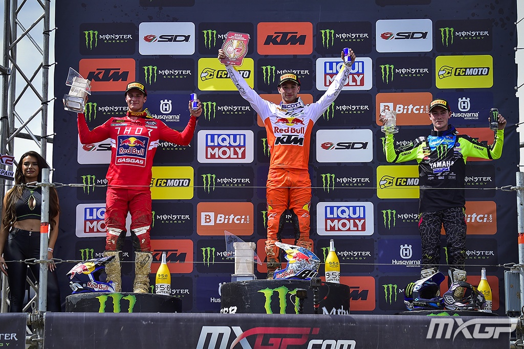 MX2 PODIUM MOTOCROSS GP 9 SPA 2022