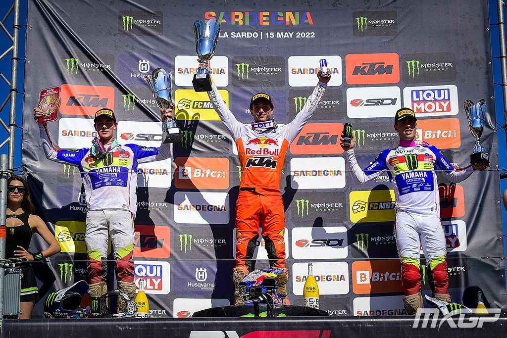 MX2 PODIO MOTOCROSS GP 8 SAR 2022