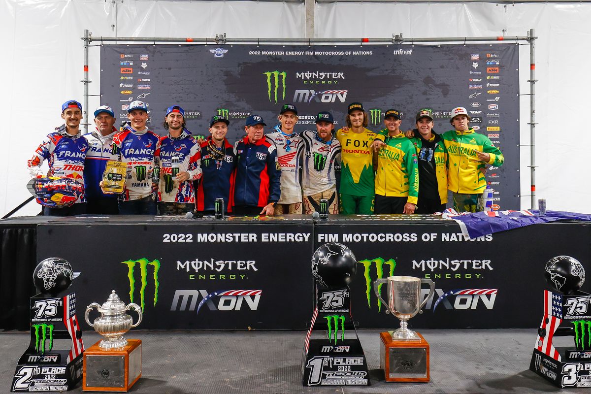 PRESS CONFERENCE MOTOCROSS MXON USA 2022