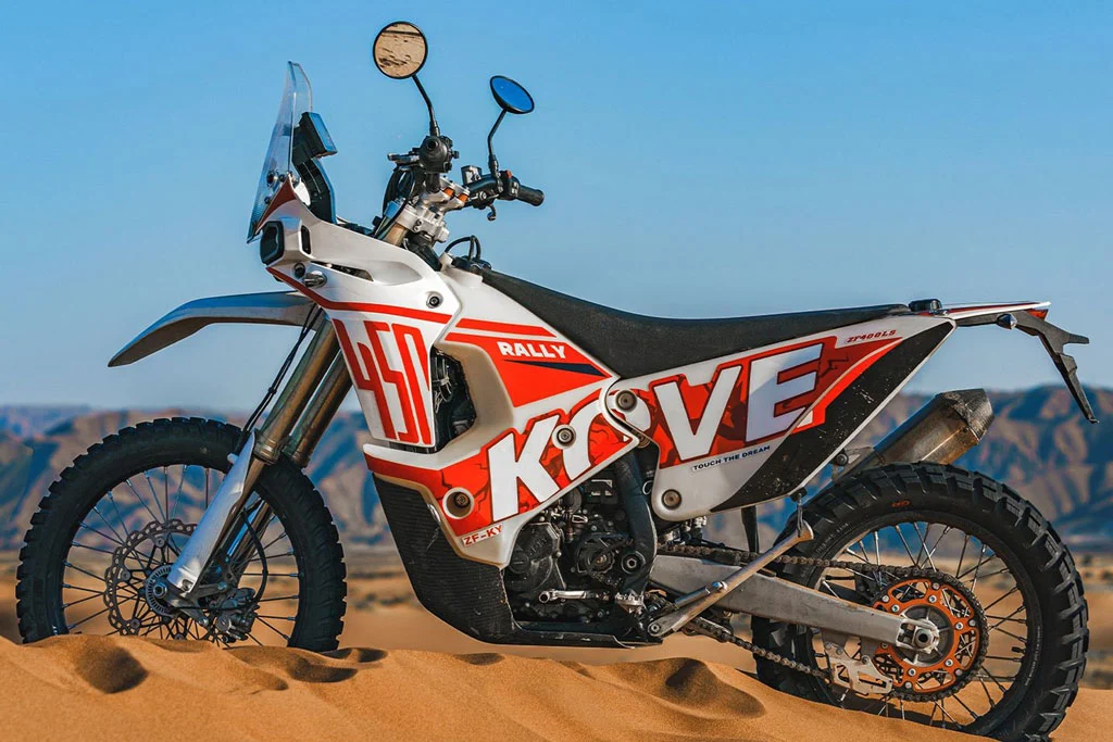 kove 450 rally pro motorcycle