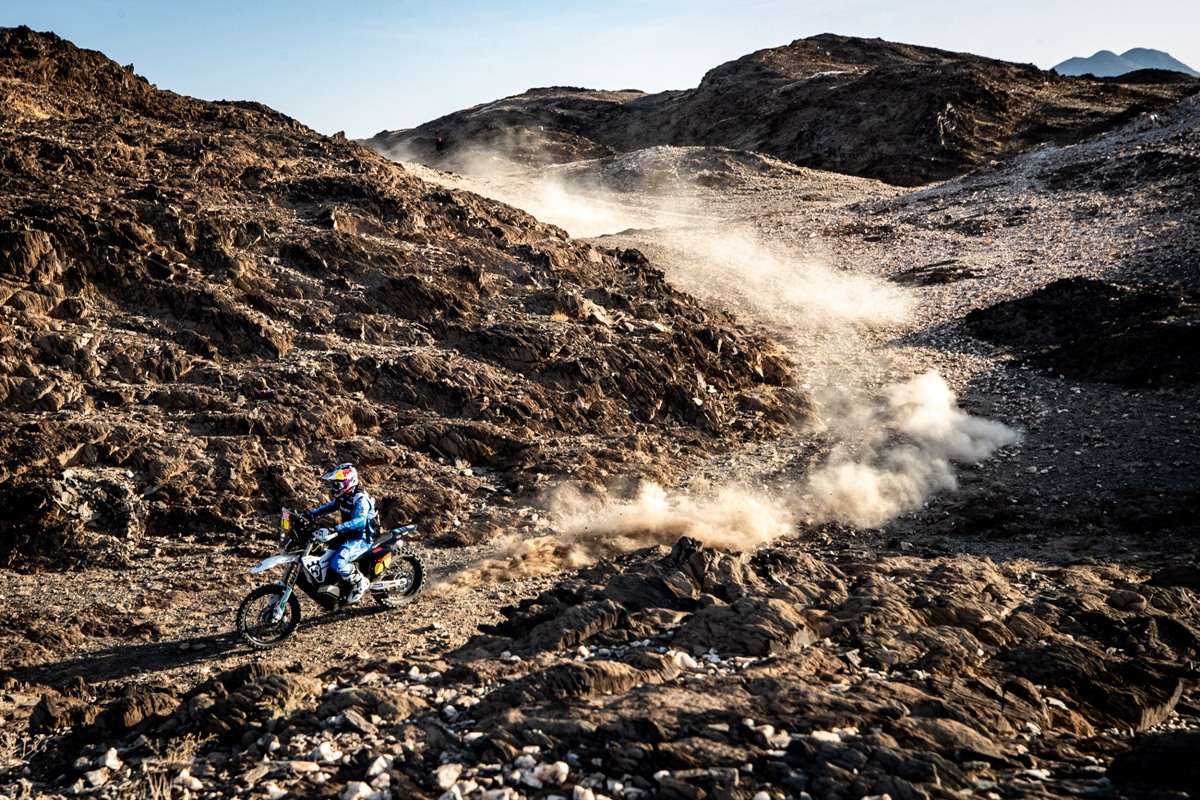 Luciano Benavides Husqvarna Factory Racing 2024 Dakar Rally Stage 8