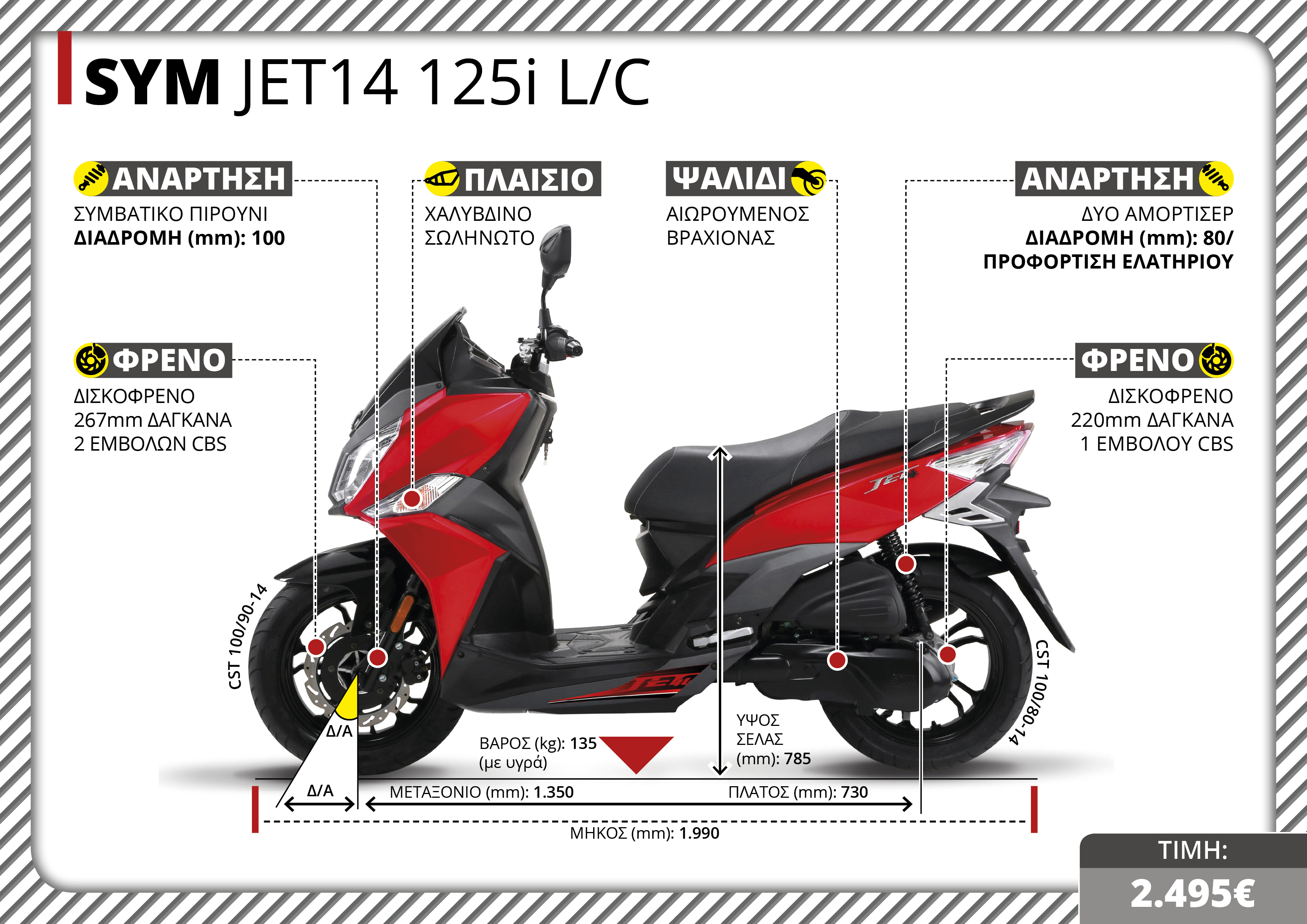 SYM JET14 125i LC TX 2