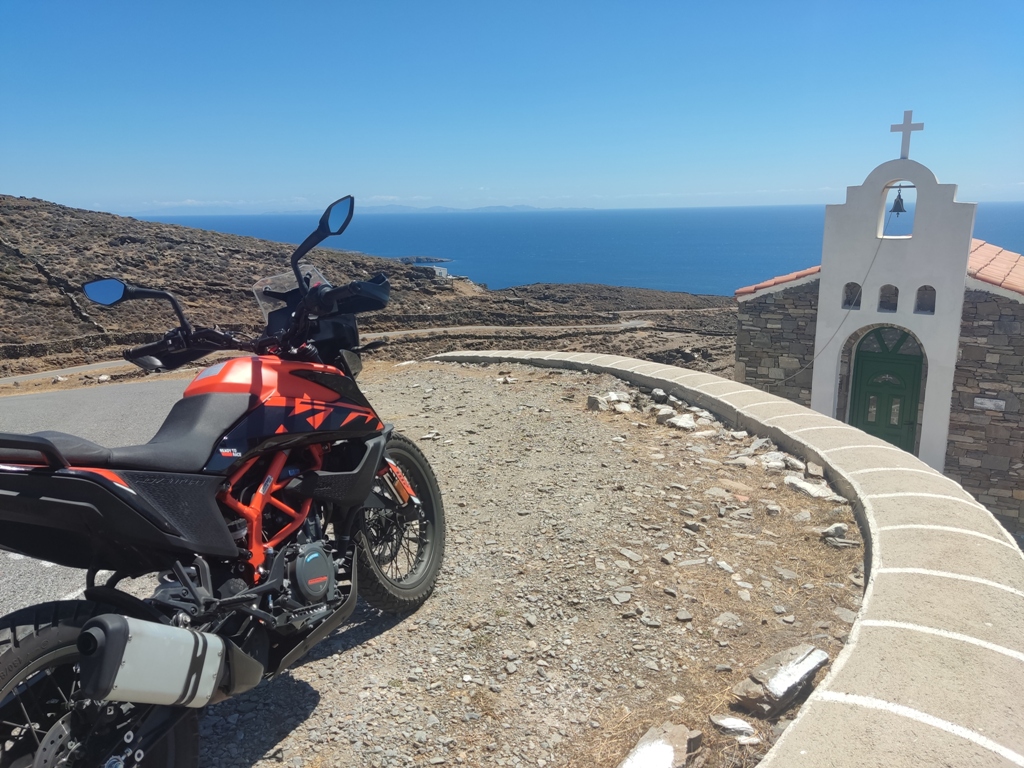 KTM 390 ADV 2023 Kythnos island 18