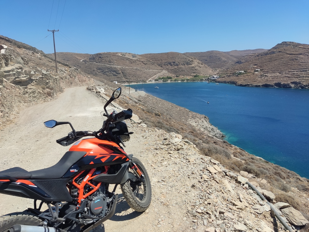 KTM 390 ADV 2023 Kythnos island 28