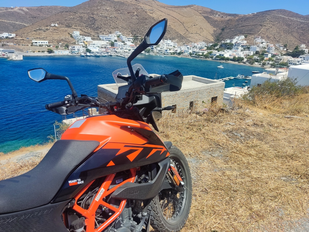 KTM 390 ADV 2023 Kythnos island 34